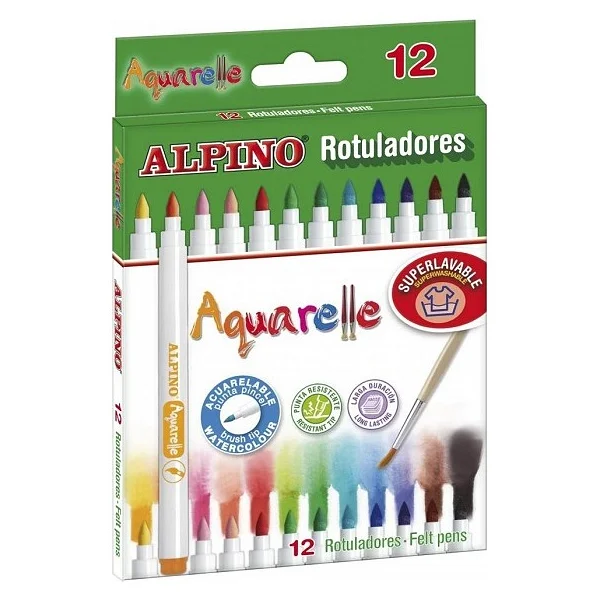 Alpino Fırça Uçlu Keçeli Kalem 12 Li Ar-160 - Görsel 2
