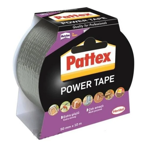 Pattex Power Tape 1870313 50 X 10 Mm Gri Tamir Bandı - Görsel 2