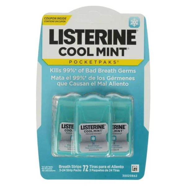Listerine Cool Mint 72'li Nefes Tazeleyici Strip - Görsel 4