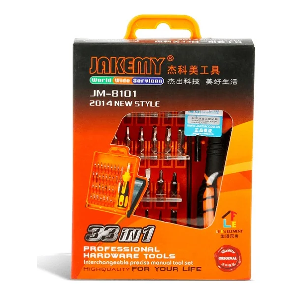 Jakemy Jm-8101 33 Parça Çok Fonksiyonlu Hassas Tornavida Seti - Görsel 3