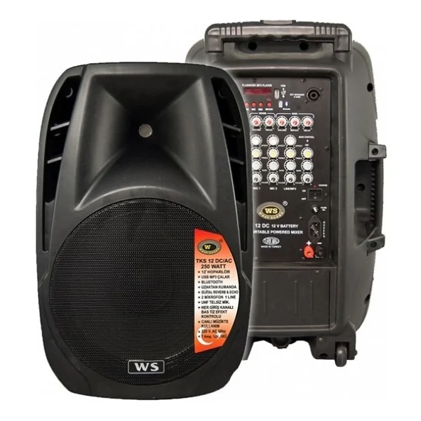 West Sound Tks 12 Dc Taşınabilir Aktif Hoparlör - Görsel 2