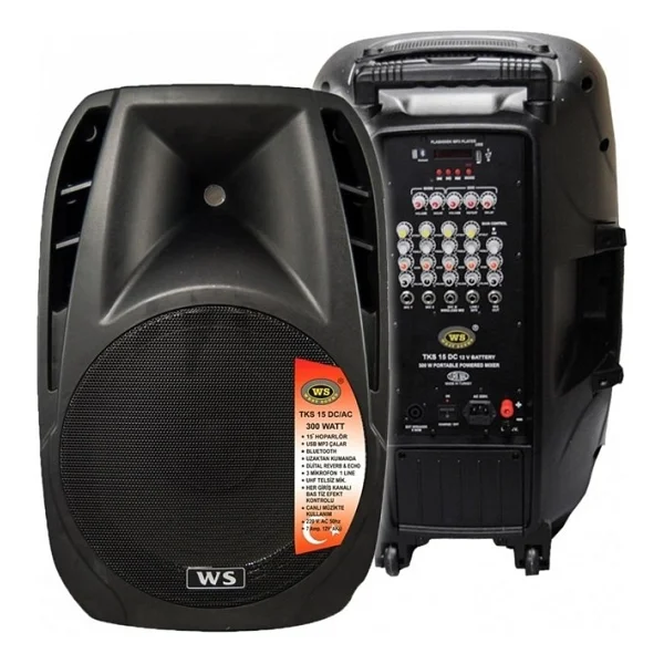 West Sound Tks 15 Dc Şarjlı Taşınabilir Hoparlör - Görsel 2