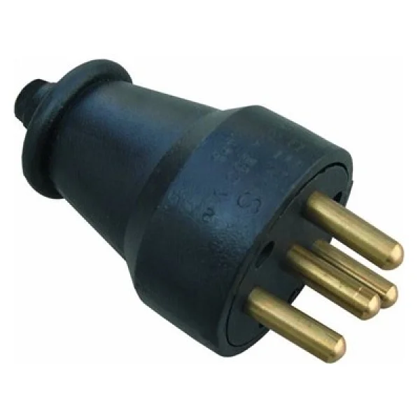 Bemis Fiş Kauçuk Ip44 25a Düz 3p+N - Görsel 3