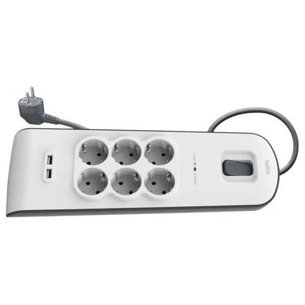 Belkin Akım Korumalı 6lı 2 mt Uzatma Priz - Görsel 3