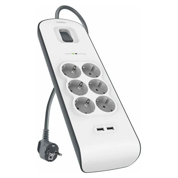 Belkin Akım Korumalı 6lı 2 mt Uzatma Priz - Görsel 2