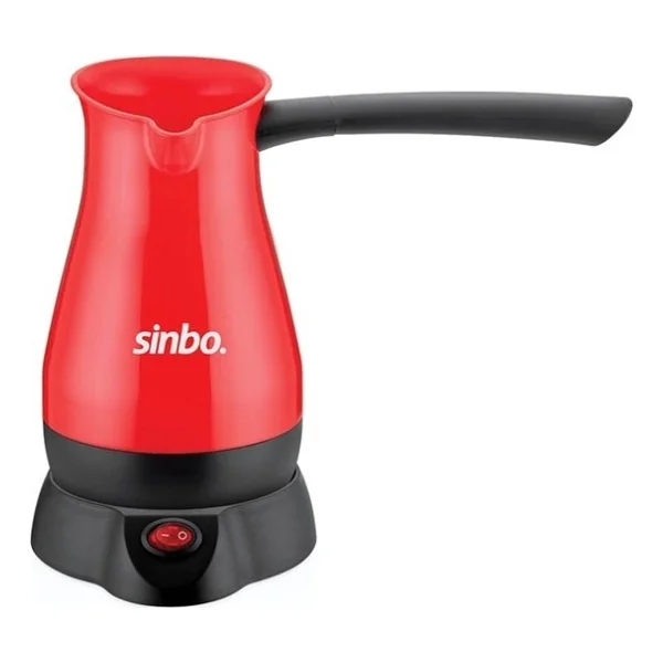 Sinbo 400 Ml Kapasiteli Elektrikli Cezve Kırmızı Tasarım İle Hızlı Kahve Pişirme - Görsel 5