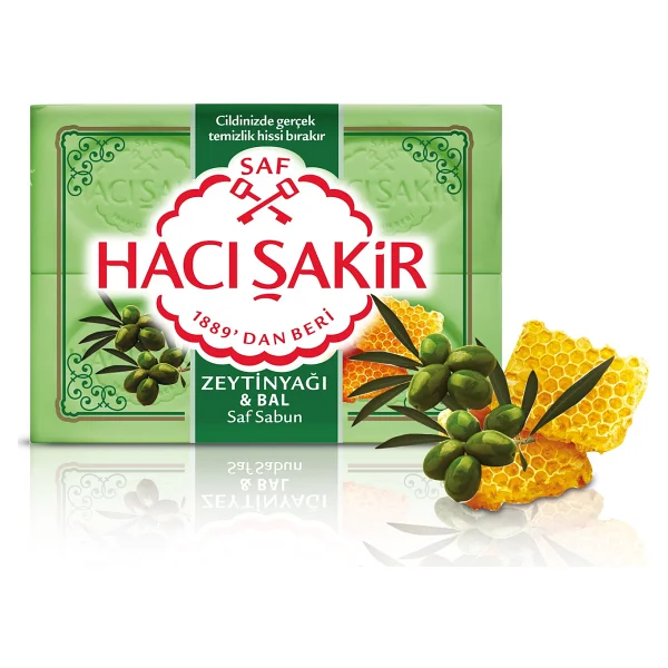 Hacı Şakir Saf Zeytinyağı & Bal 4x150 Gr Sabun - Görsel 2