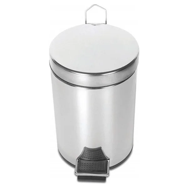 Palex 3700-305 Krom Pedallı Çöp Kovası 5 Lt - Görsel 2