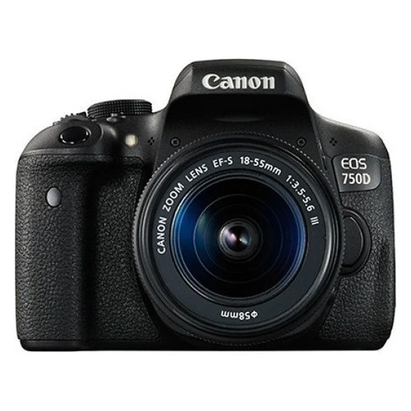 Canon Eos 750d + 18-55mm Lens Dslr Fotoğraf Makinesi - Görsel 6