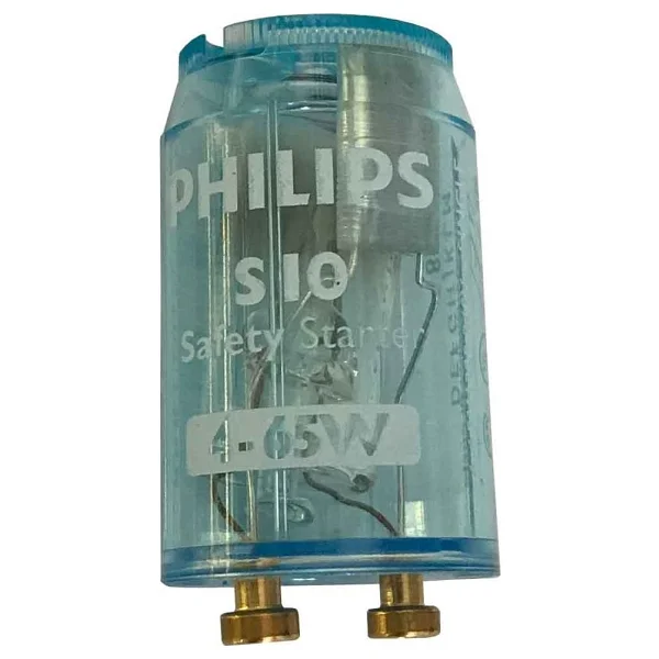 Philips Floresan Ampul Starteri 4-65W GU10 Duy Tipi 1-10W Enerji Verimliliği Sağlar - Beyaz