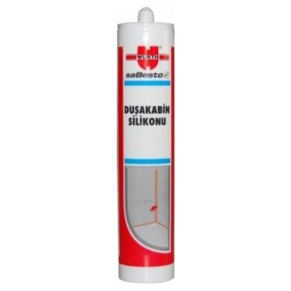 Würth 310 Ml Beyaz Duşakabin Silikonu - Görsel 3