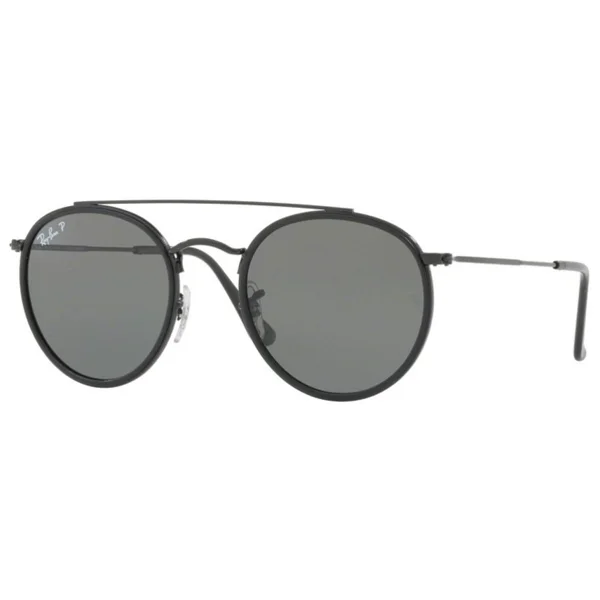 Ray-Ban Round 3647n 002/58 Black-Green Polarize Güneş Gözlüğü - Görsel 7