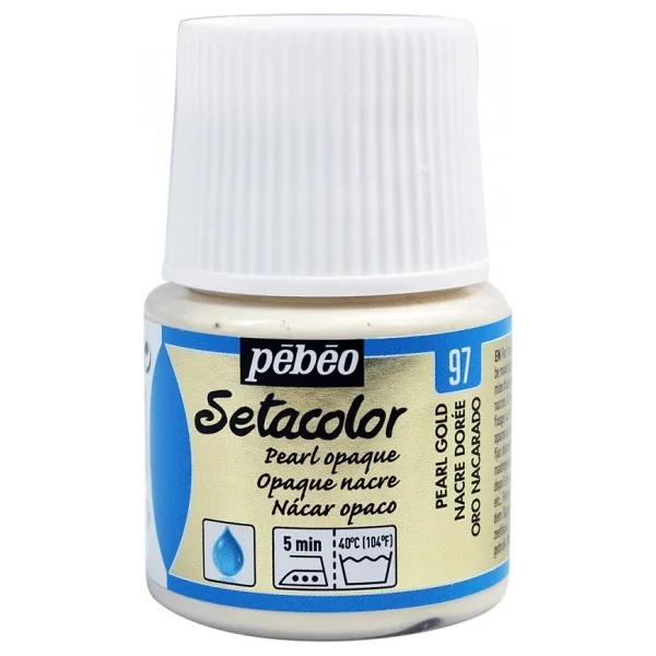 Pebeo Setacolor Opak Kumaş Boyası 84 Blue Jean - Görsel 6