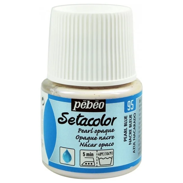 Pebeo Setacolor Opak Kumaş Boyası 84 Blue Jean - Görsel 2