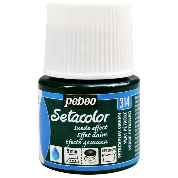 Pebeo Setacolor Suede Effect Süet Etkisi Kumaş Boyası 303 Red - Görsel 7