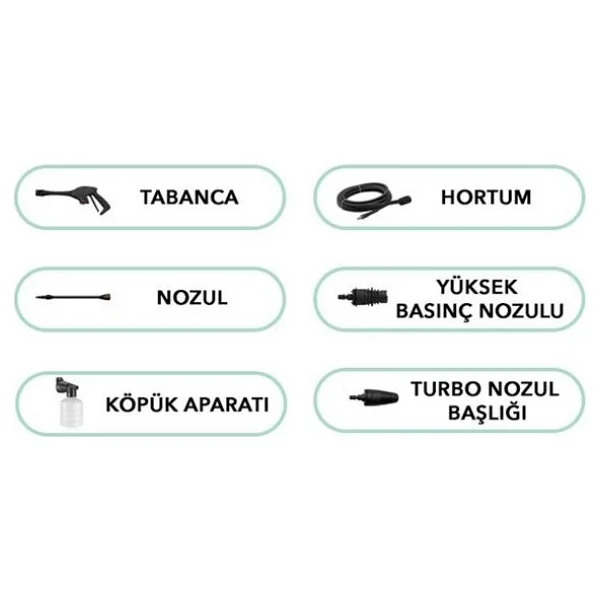 Lavor One R Plus 130 1800 W 130 Bar Basınçlı Yıkama Makinesi - Görsel 2