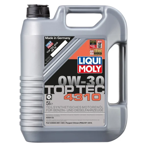 Liqui Moly Top Tec 4310 0w-30 5 Lt Motor Yağı - Görsel 2