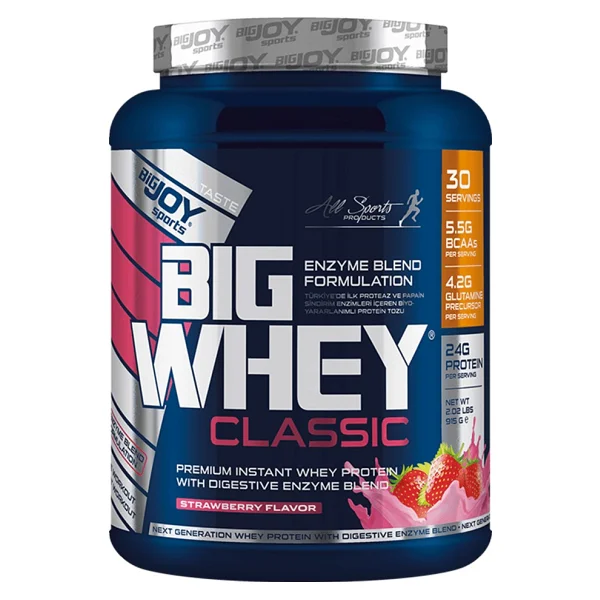 Bigjoy Bigwhey Classic 915 Gr Çilek Aromalı Whey Protein Tozu - Görsel 2