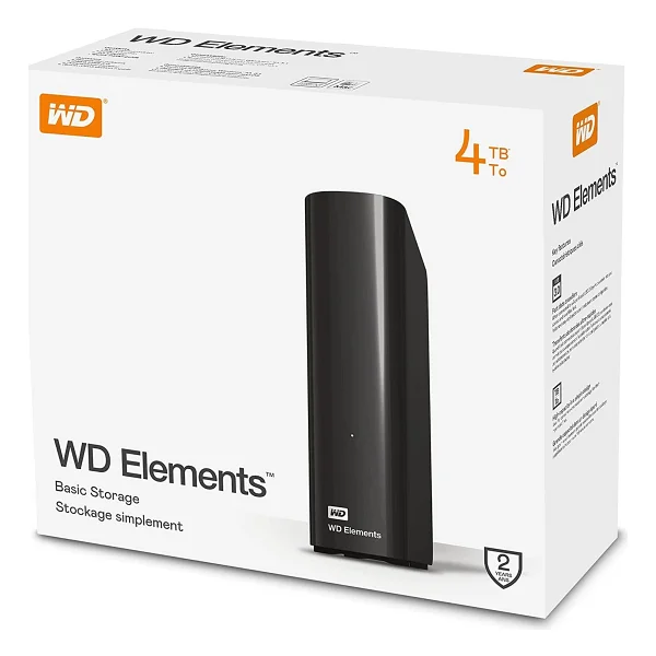 Western Digital Elements Desktop Wdbwlg0040hbk USB 3.0 3.5" 4 TB Harici Harddisk - Görsel 5
