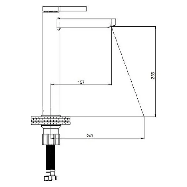 Gpd Gildo Msl165 Krom Set Üstü Lavabo Bataryası - Görsel 2