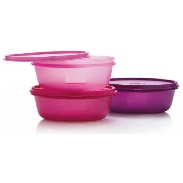 Tupperware Üç Şekerpare 3x600 Ml Saklama Kabı Mavi - Görsel 5