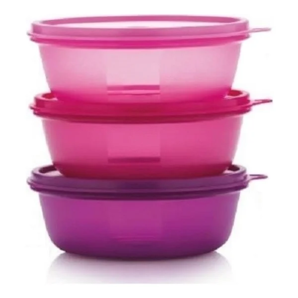 Tupperware Üç Şekerpare 3x600 Ml Saklama Kabı Mavi - Görsel 7