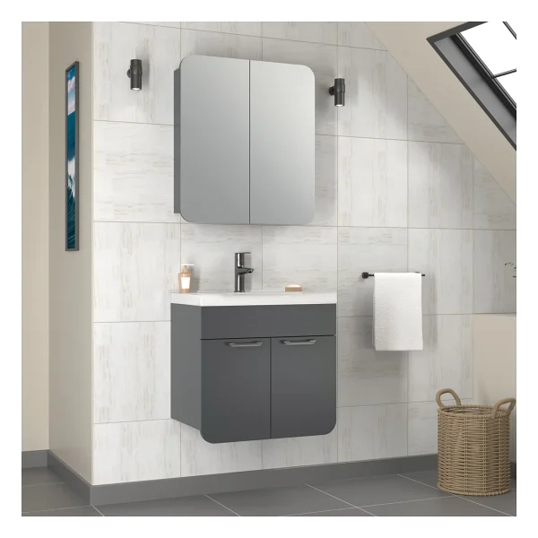 Denko Banyo Royal 65 Cm Banyo Dolabı Seti - Görsel 3