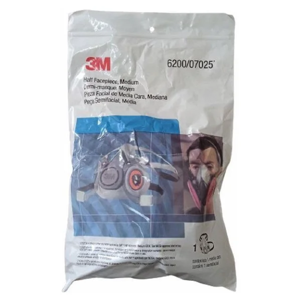 3m 6200 Yarım Yüz Maskesi + 3m 6059 Abek Filtre + 3m 5935 P3 Filtre +K501 Kapak - Görsel 2