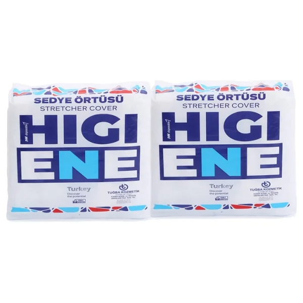 Higiene Lastikli Sedye Örtüsü 100 Adet - Beyaz - Görsel 6