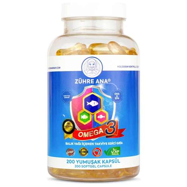 Zühre Ana Omega 3 1300 Mg 200 Kapsül - Görsel 7