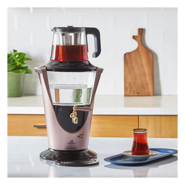 Karaca Rosegold Cam Semaver - Görsel 3