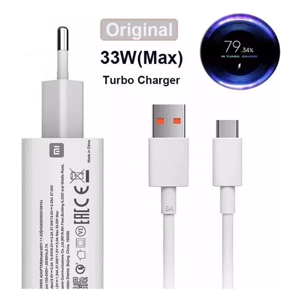 Xiaomi Turbo Mdy-11-Ez 33 W Type-C Kablolu Hızlı Şarj Aleti - Görsel 6