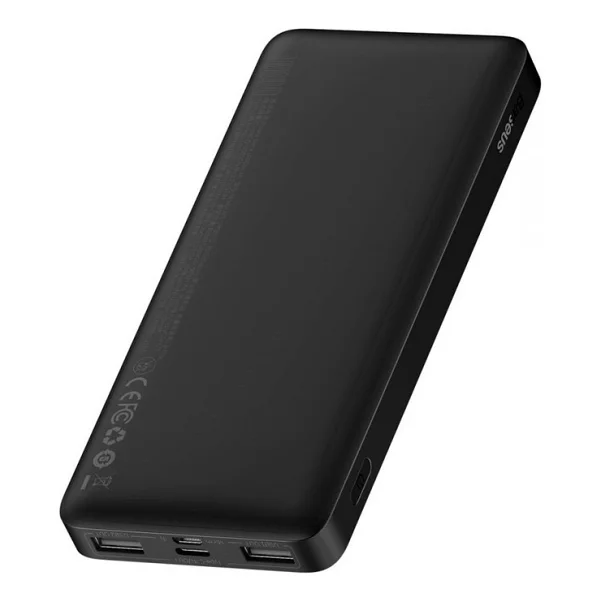 Baseus Bipow 15 W Siyah 10000 mAh Hızlı Şarj Powerbank - Görsel 2