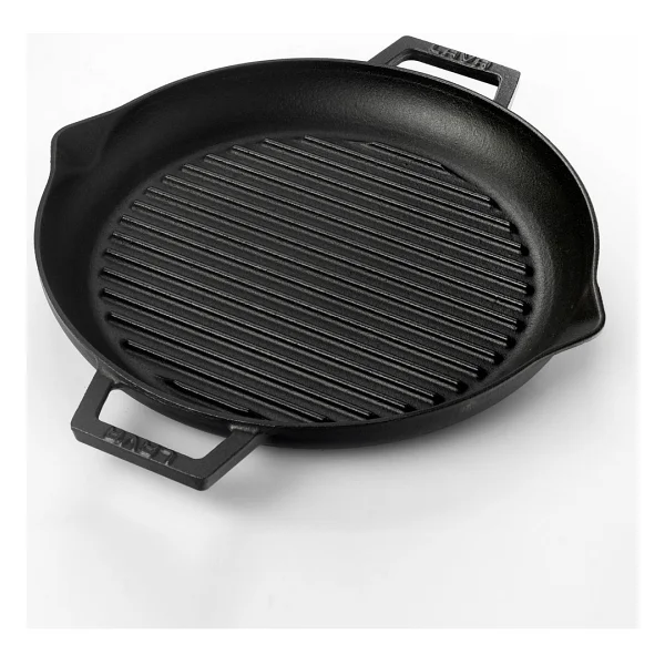 Lava Döküm 26 cm Metal Kulplu Yuvarlak Izgara Tava - Görsel 3