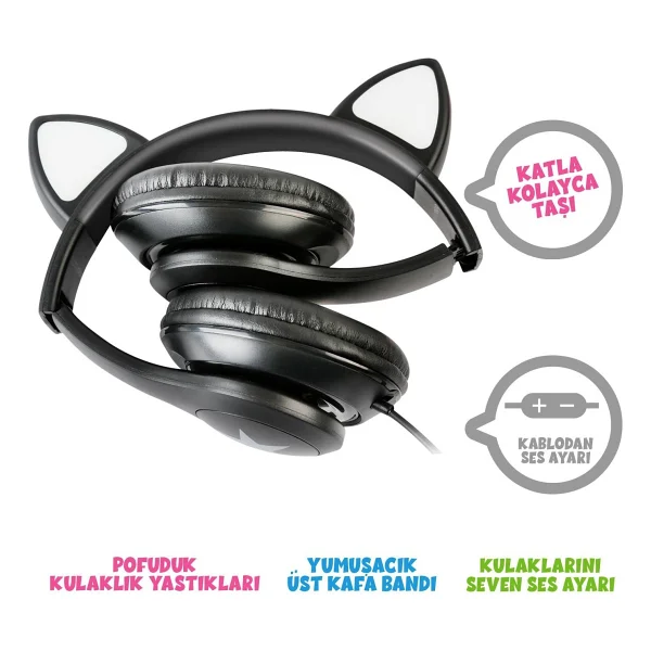 Polosmart Fs56 Mikrofonlu Kulak Üstü Kulaklık - Görsel 5