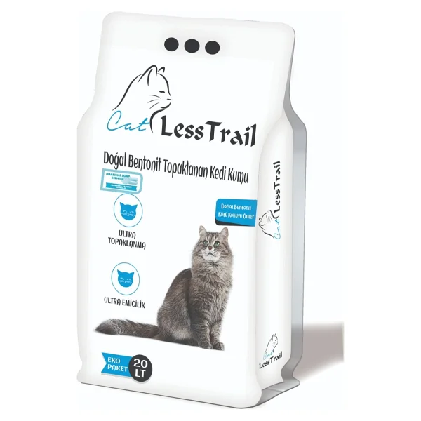 Less Trail Sabun Kokulu 20 Lt İnce Taneli Bentonit Kedi Kumu - Görsel 2