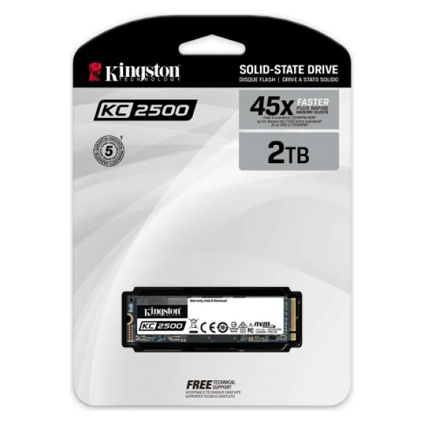 Kingston KC2500 SKC2500M8/2000G PCI-Express 3.0 2 TB M.2 SSD - Görsel 4