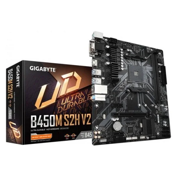Gigabyte B450m S2h V2 AMD Am4 DDR4 Micro Atx Anakart - Görsel 2