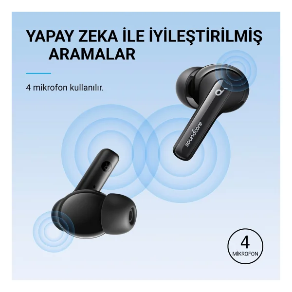Anker Soundcore Life Note 3i TWS ANC Siyah Kulak İçi Bluetooth Kulaklık - Görsel 3