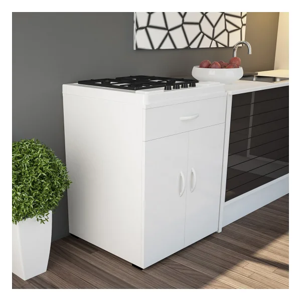 Modilayn Birce 60 X 87 X 48 Cm Set Üstü Ocak Ve Tüp Bölmeli Çekmeceli Mutfak Dolabı - Görsel 7