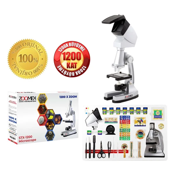 Zoomex Stx-1200 1200 Kat Büyütme Mikroskop Seti - Görsel 2