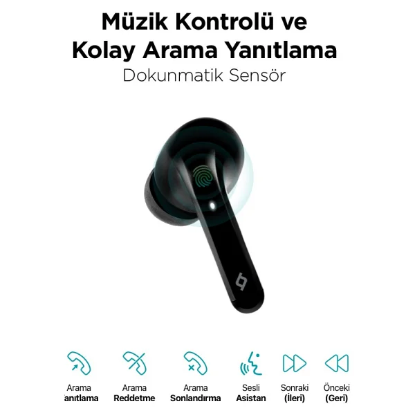 Ttec Airbeat Move 2km138 TWS Kulak İçi Bluetooth Kulaklık - Görsel 3