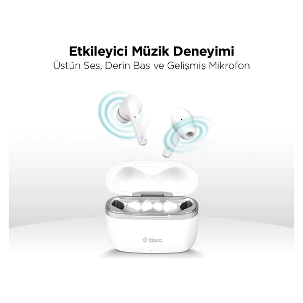 Ttec Airbeat Move 2km138 TWS Kulak İçi Bluetooth Kulaklık - Görsel 2