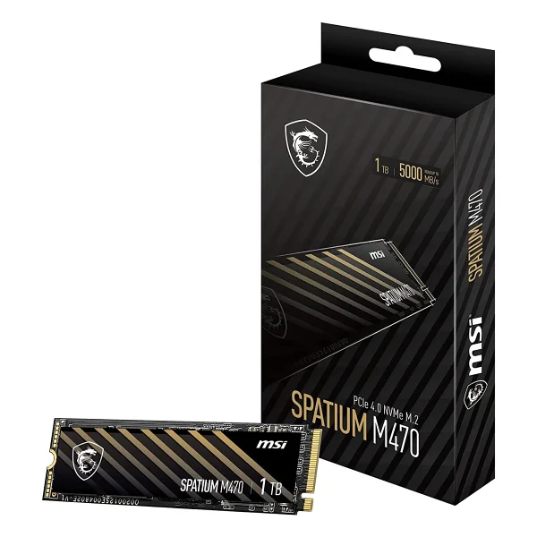 Msı Spatium M470 Pcı-Express 4.0 1 TB M.2 SSD - Görsel 5