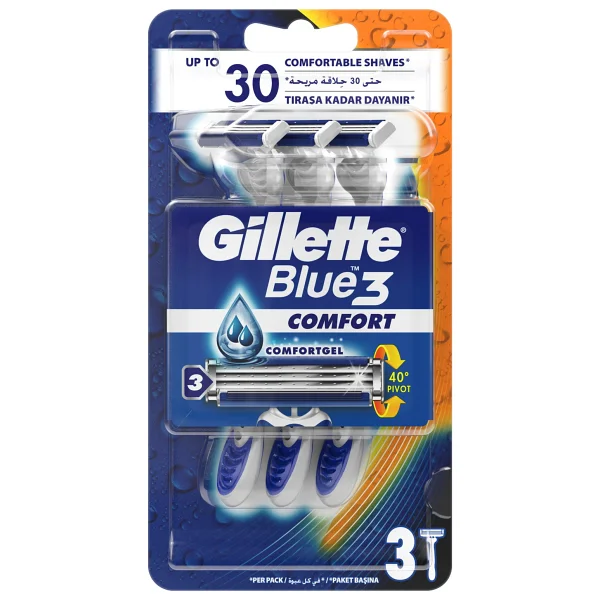 Gillette Blue 3 Comfort Kullan At 3'lü Tıraş Bıçağı - Görsel 2
