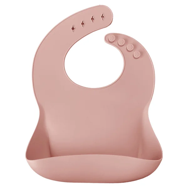 Oioi Basics Silikon Önlük Pembe - Görsel 6