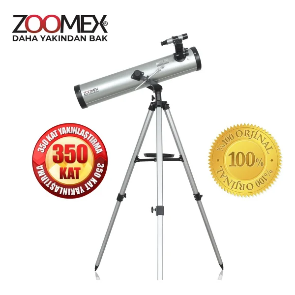 Zoomex F70076tx 350x Astronomik Teleskop - Görsel 2