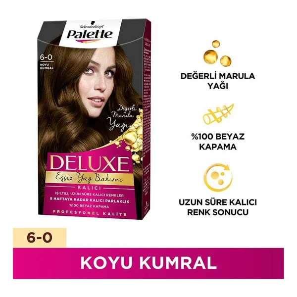 Palette Deluxe 6.0 Koyu Kumral Saç Boyası - Görsel 3