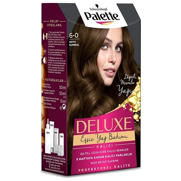 Palette Deluxe 6.0 Koyu Kumral Saç Boyası - Görsel 4