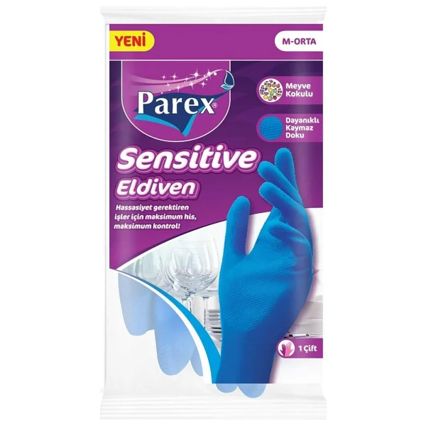 Parex Sensitive Orta Boy Temizlik Eldiveni - Görsel 2